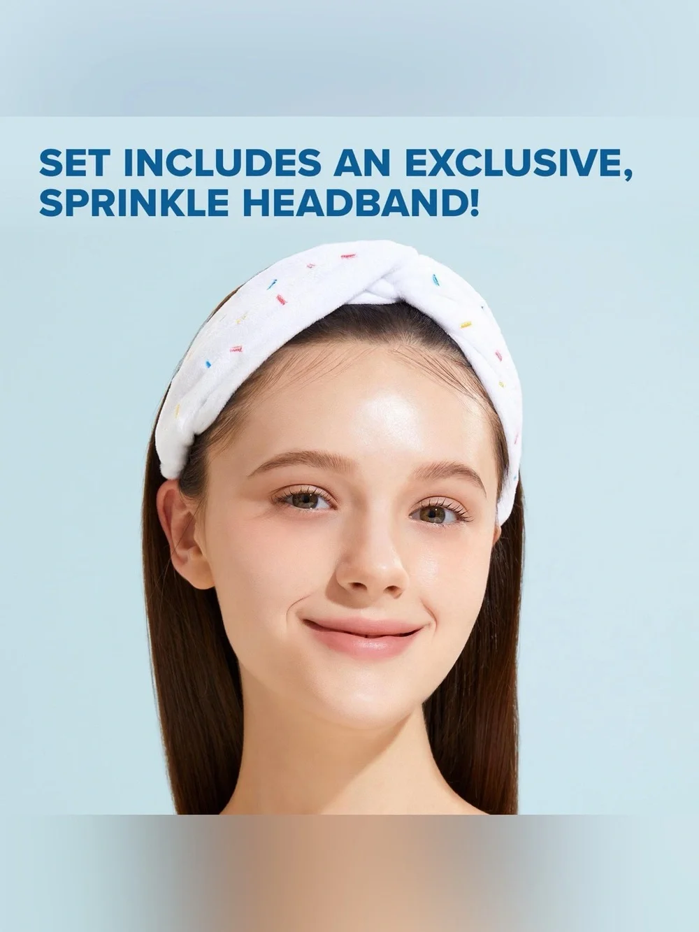 I Dew Care Sundae Scoop Ice Cream-Inspired Wash-Off Masks & Headband Set